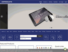 Tablet Screenshot of adproducts.com